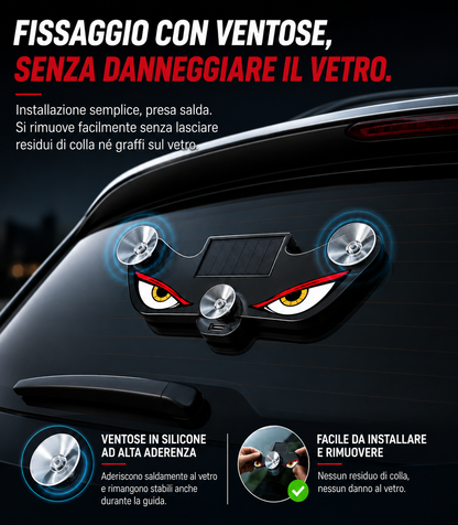 🔥 Luci LED effetto occhi di demone per auto