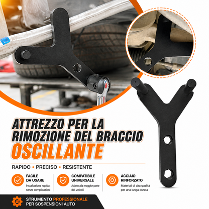 Attrezzo Universale per Braccio Oscillante e Snodo Sferico