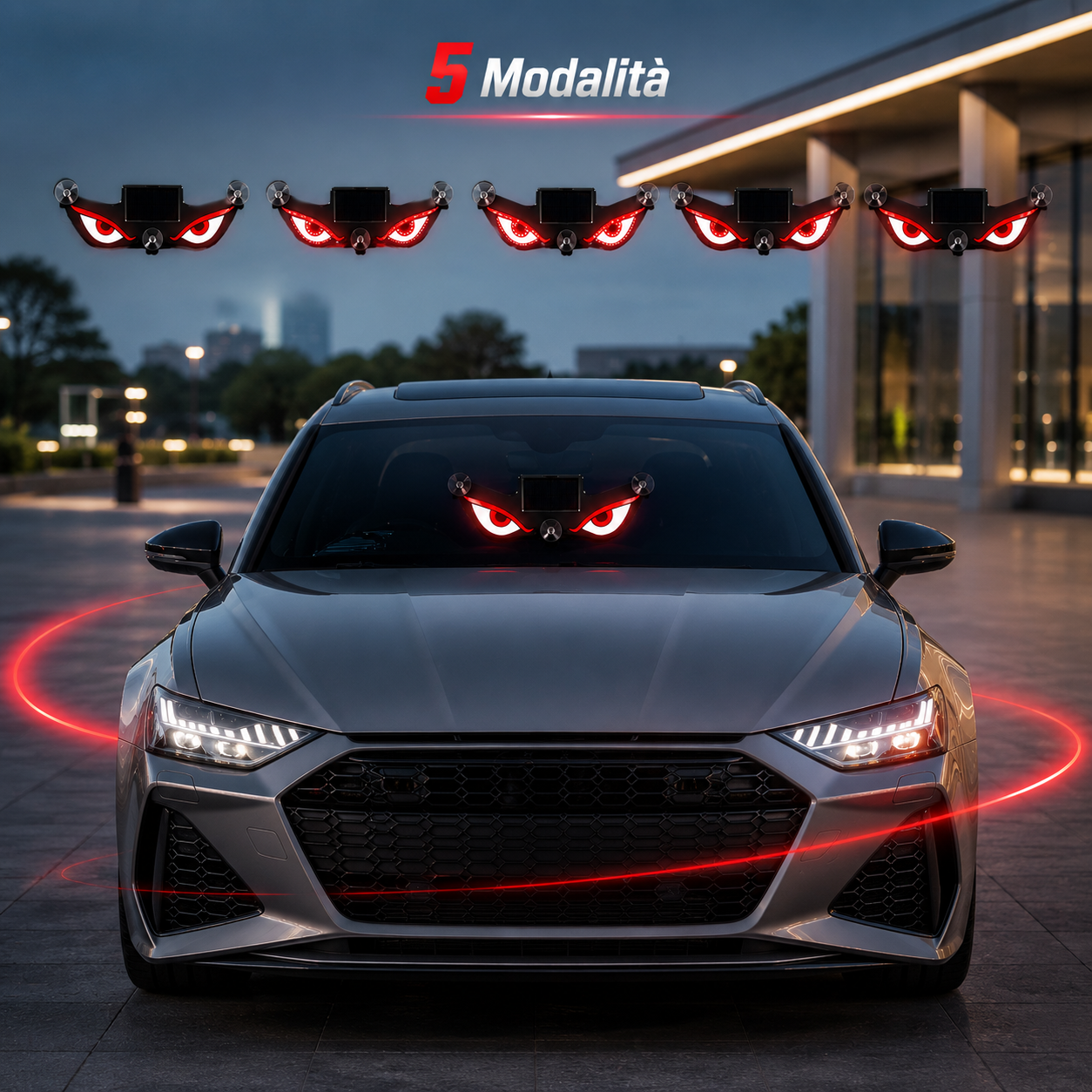 🔥 Luci LED effetto ‘occhi di demone’ per auto