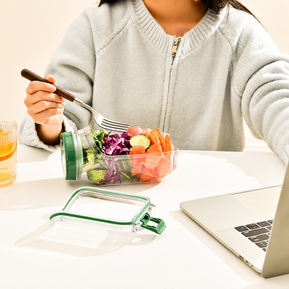 Contenitore per insalata con scomparti separati 🥗