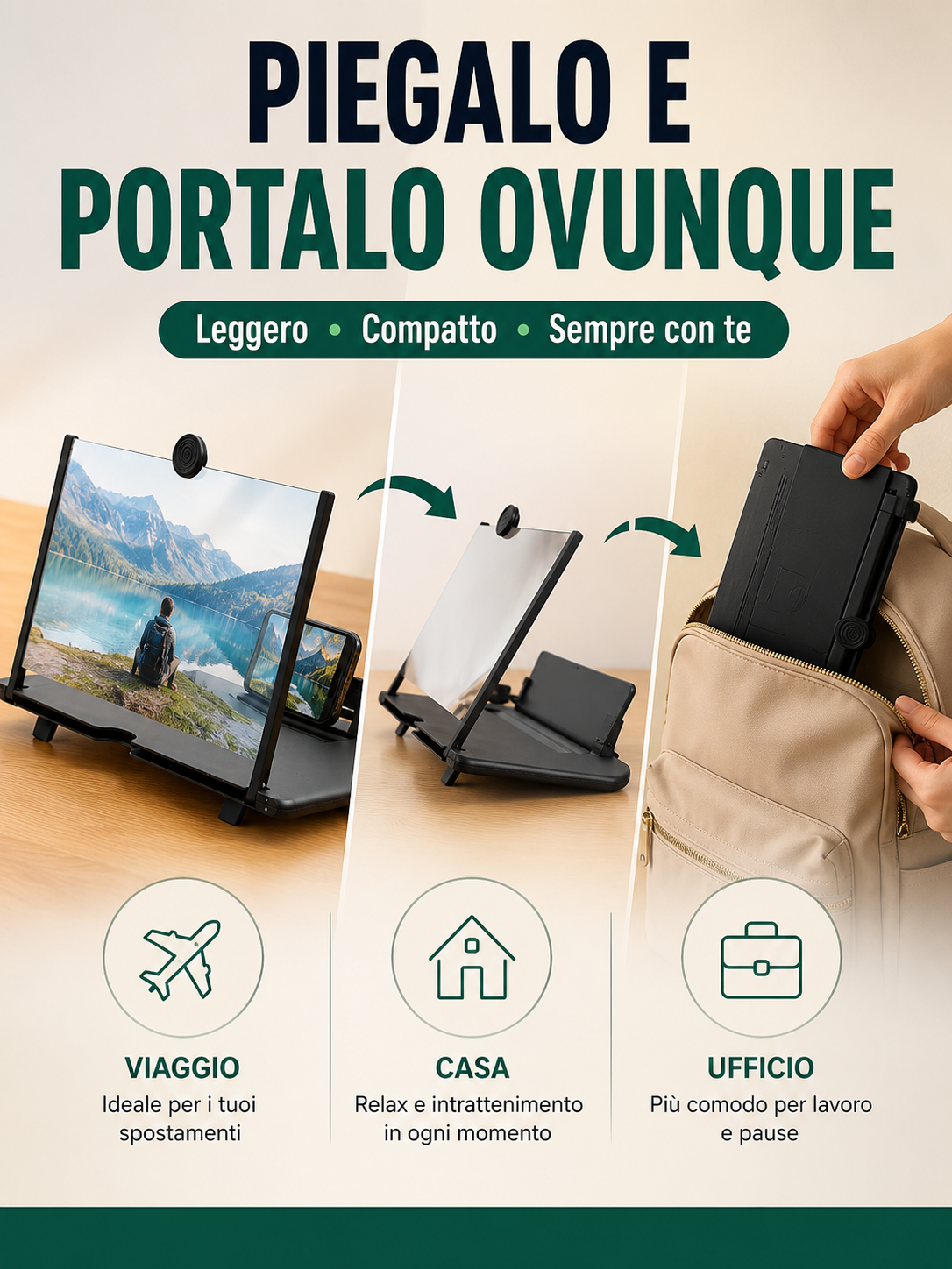 Ingranditore per Schermo Smartphone da 10" 📱