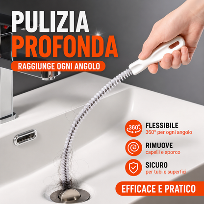 Spazzola Stura Scarichi Flessibile