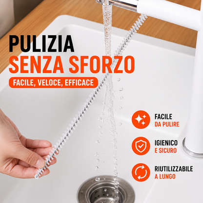Spazzola Stura Scarichi Flessibile