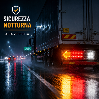 Fanale posteriore multiuso per camion a LED 🔥