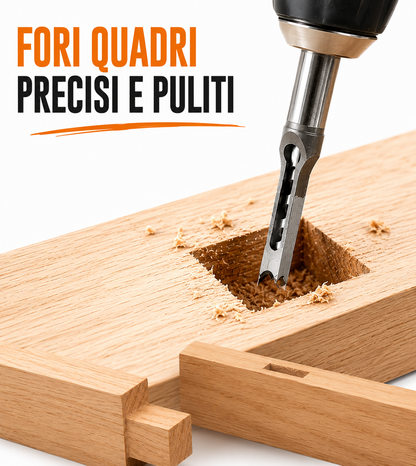Set Punte Mortasatrici per Legno
