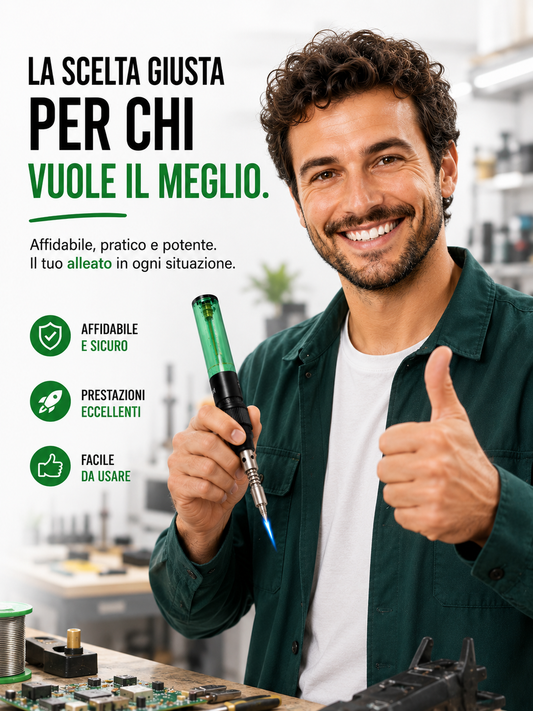 Penna Saldatrice a Gas Multifunzione
