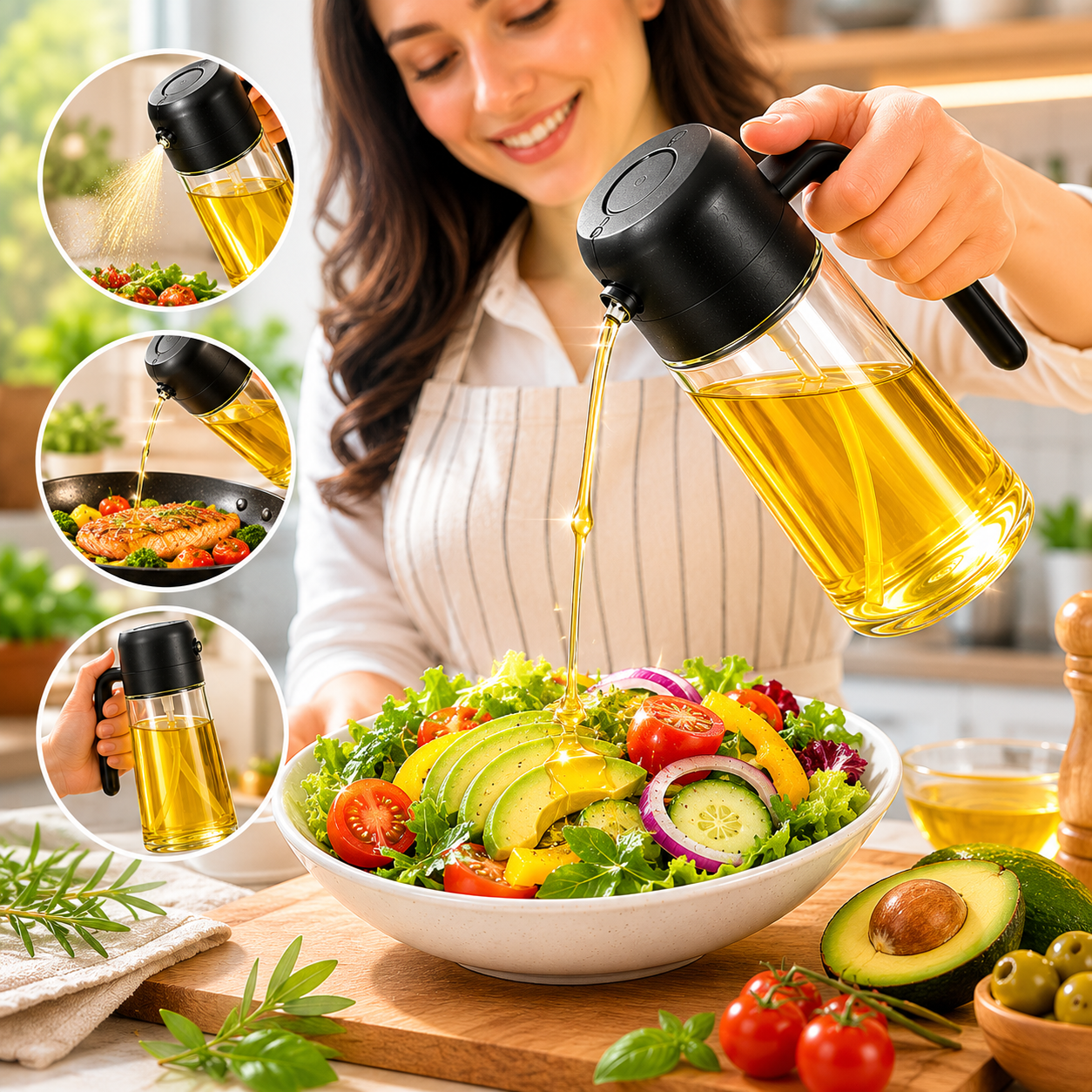 Spruzzatore e Dosatore d'Olio 2 in 1 🔥