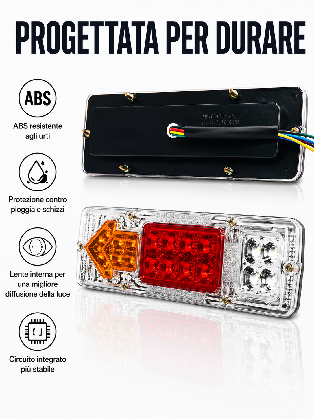 Fanale posteriore LED multi-veicolo universale