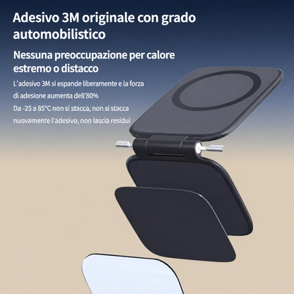 Supporto Magnetico Pieghevole Ultra Sottile per Smartphone con Rotazione 360°