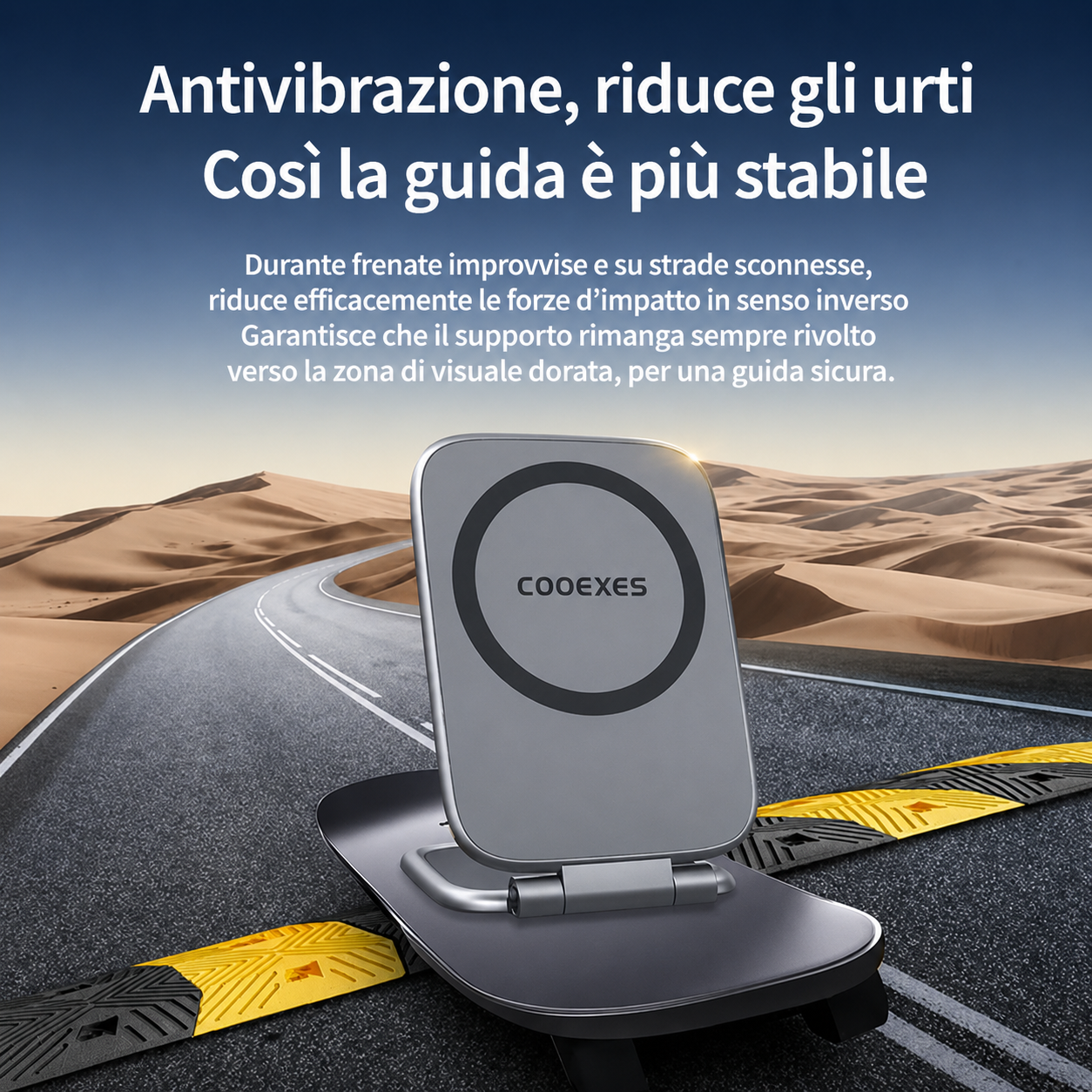 Supporto Magnetico Pieghevole Ultra Sottile per Smartphone con Rotazione 360°
