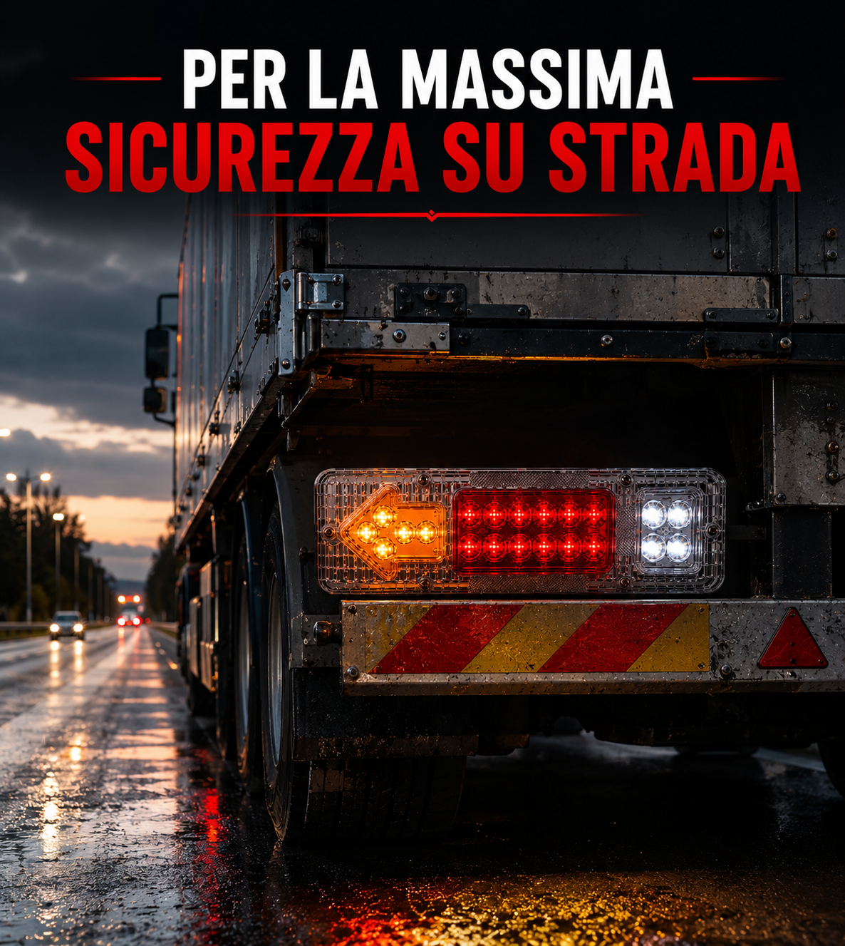 Fanale Posteriore LED Multifunzione per Trailer e Camion