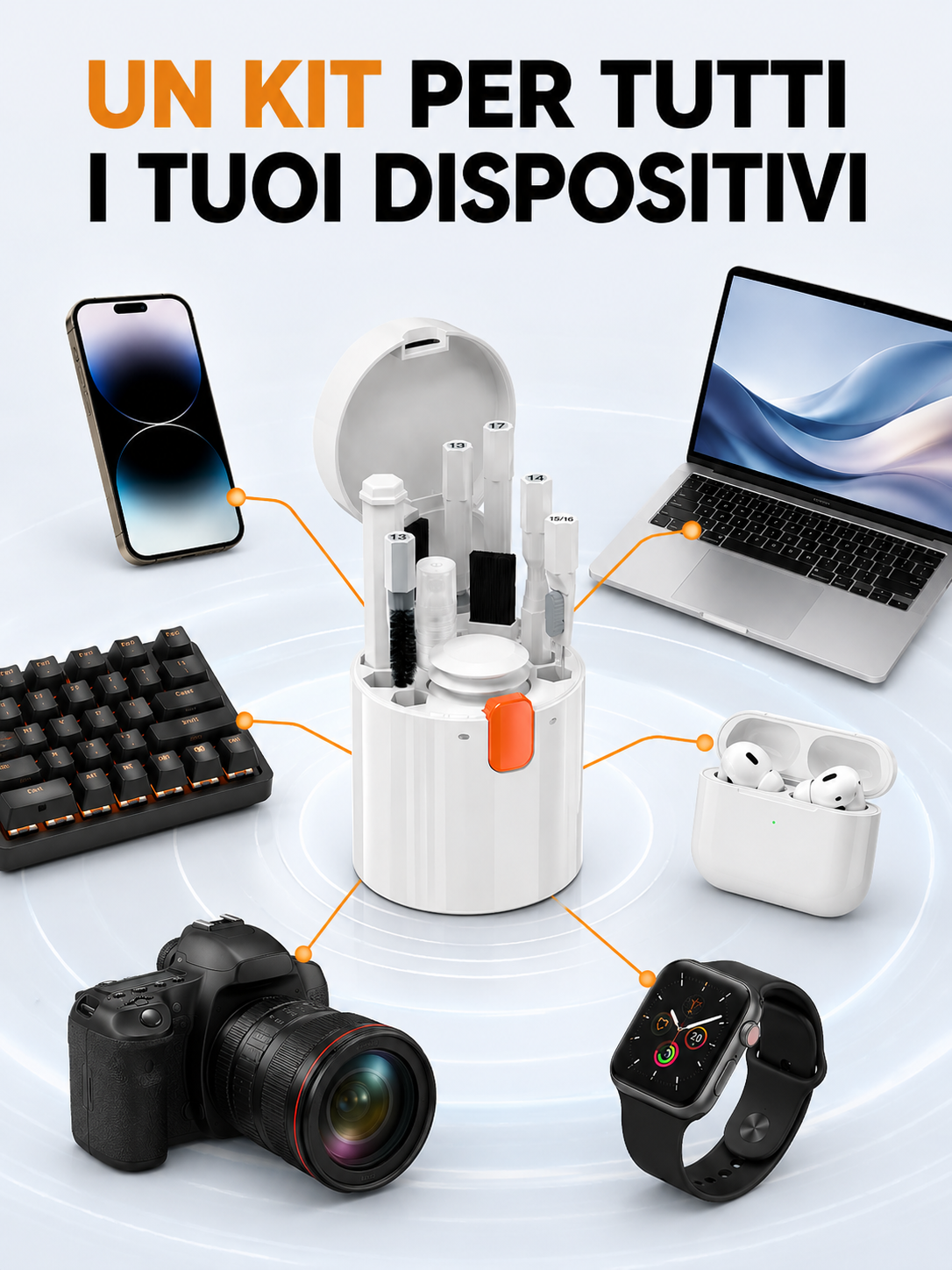 Kit di Pulizia Elettronica Professionale Q20 (20 in 1) 🪛