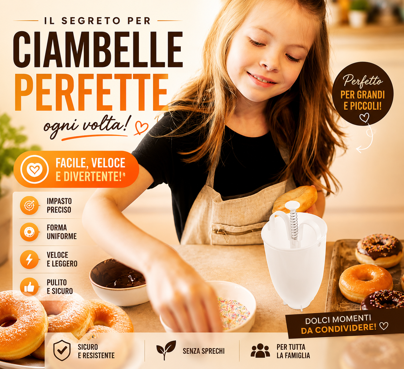 Dosatore Manuale Per Impasto Di Donut