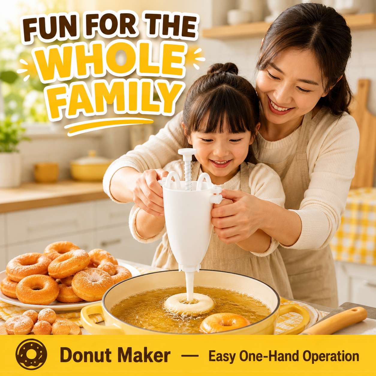 Attrezzo manuale per fare donut