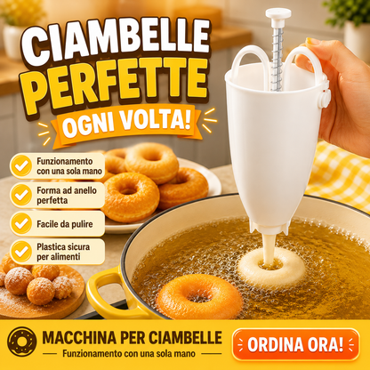Attrezzo manuale per fare donut