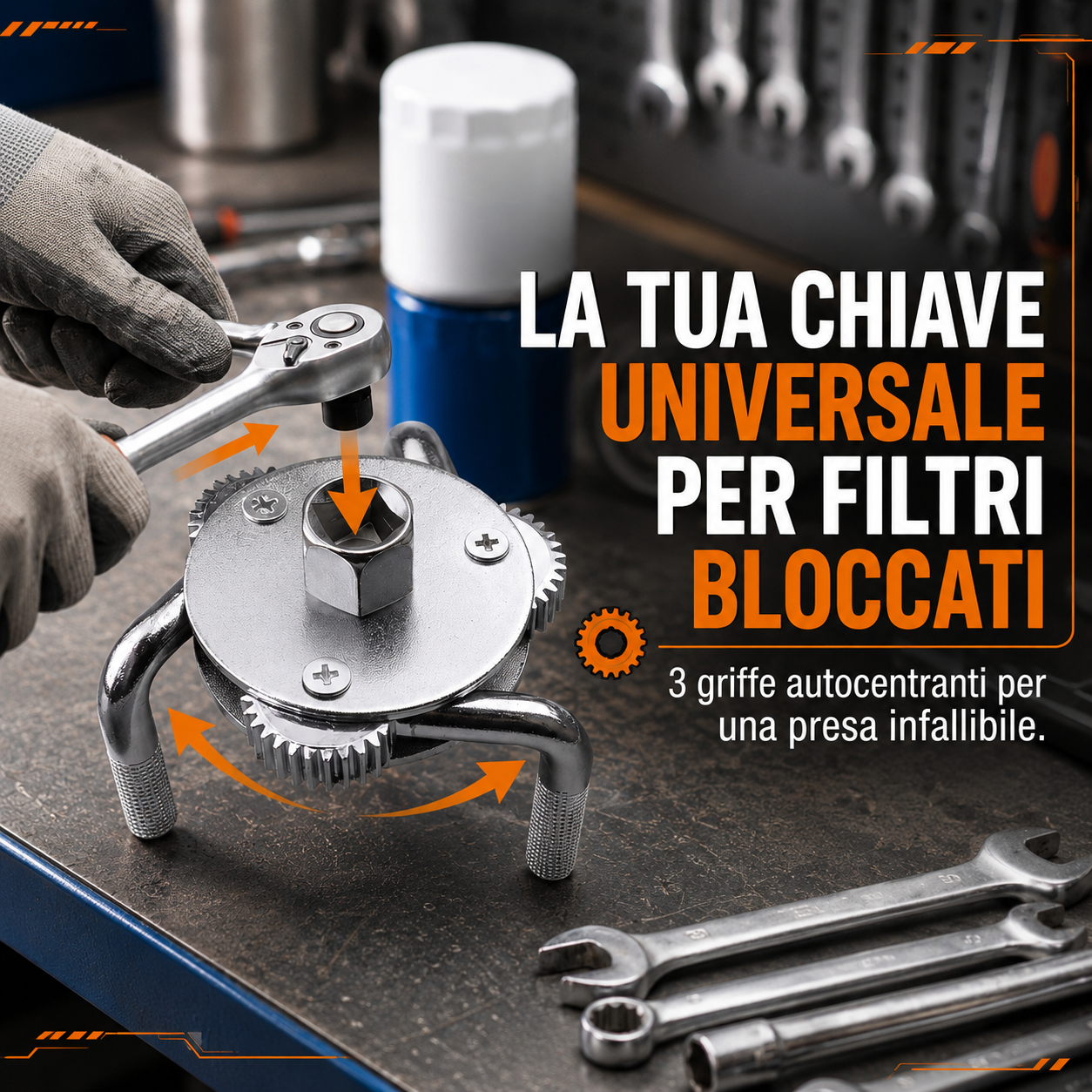 Chiave Universale per Filtro Olio