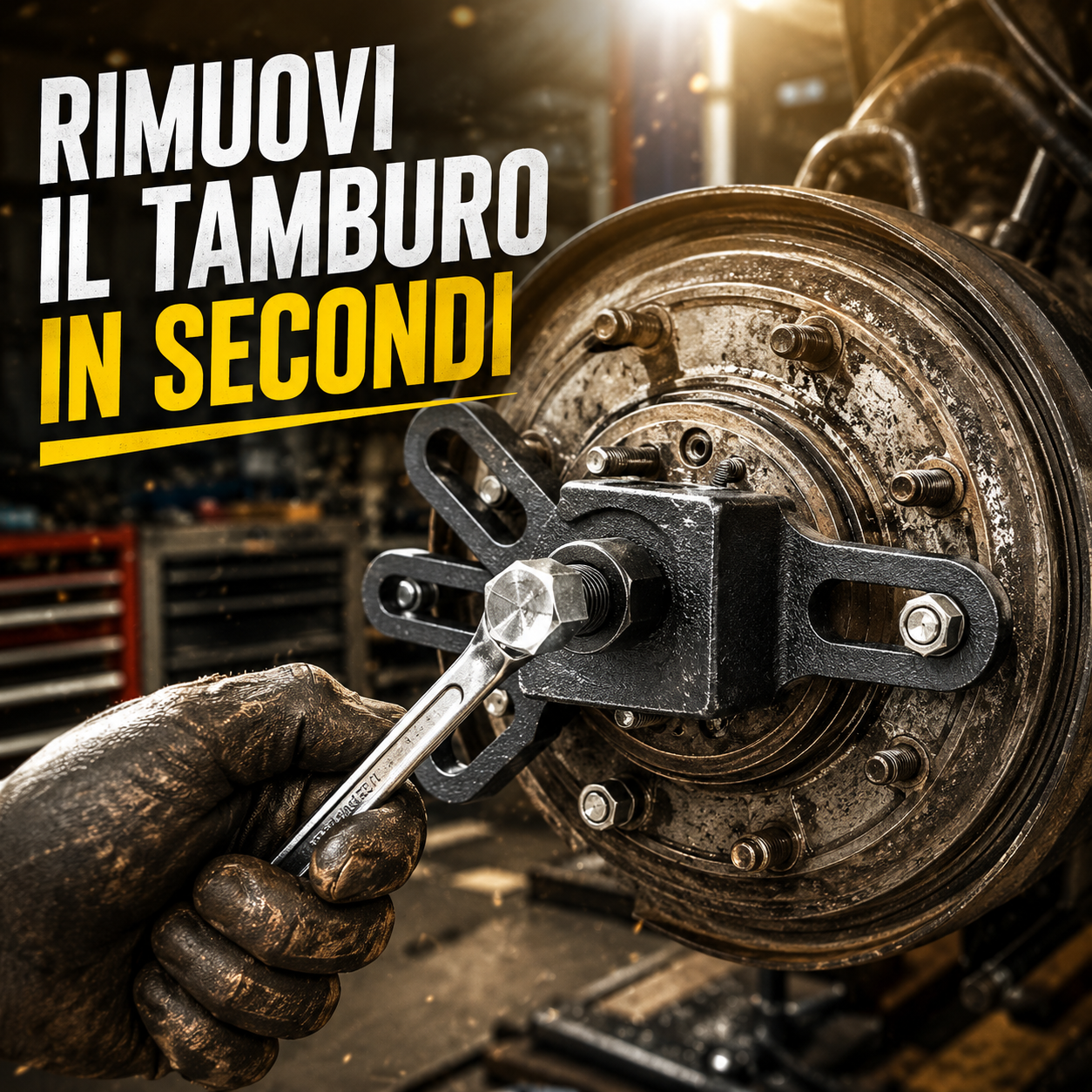 Estrattore universale per tamburi freno