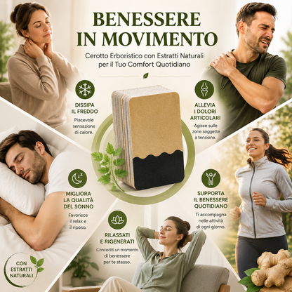 Cerotto Riscaldante Erboristico Allo Zenzero