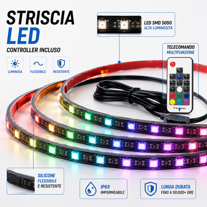 Striscia LED RGB dinamica per veicoli