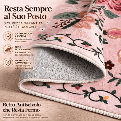 Tappeto con Motivo Floreale