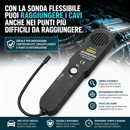 Rilevatore di Circuiti Aperti e Cortocircuiti per Auto