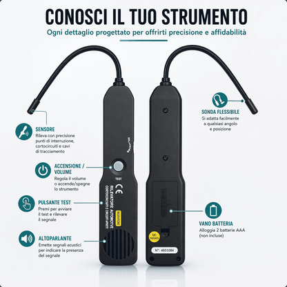 Rilevatore di Circuiti Aperti e Cortocircuiti per Auto