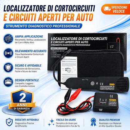 Rilevatore di Circuiti Aperti e Cortocircuiti per Auto