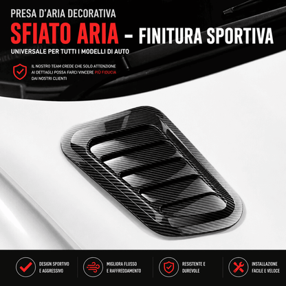 Decorazione per Presa d’Aria del Cofano Auto