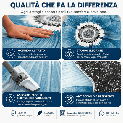 Tappeto con Motivo Floreale