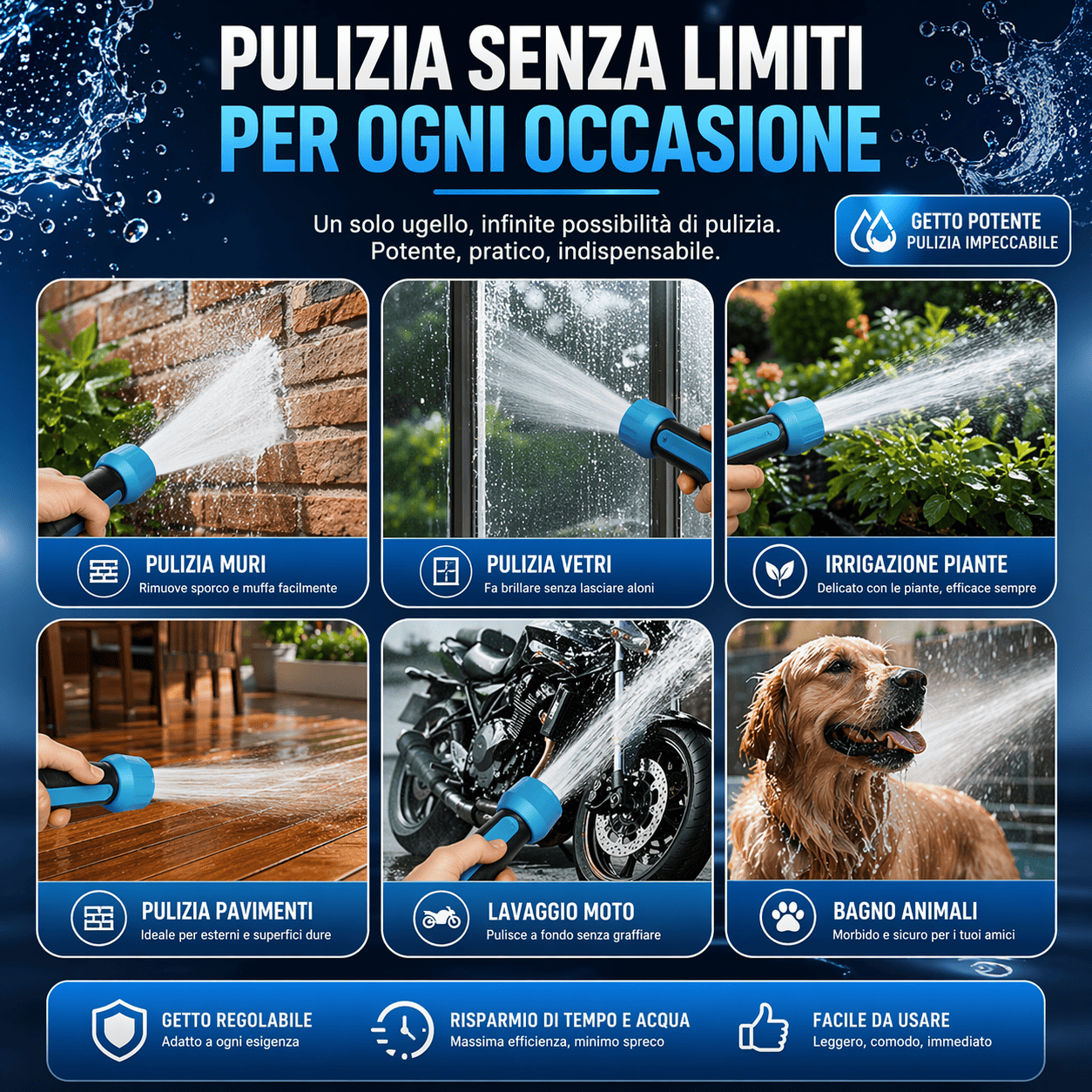 Pistola a spruzzo multifunzionale