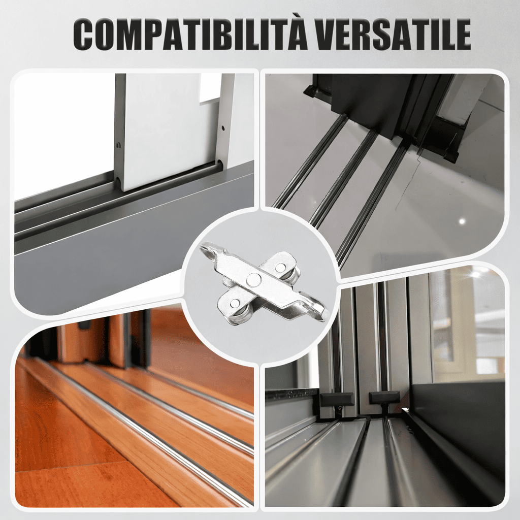 Carrucola in lega di zinco 80/88