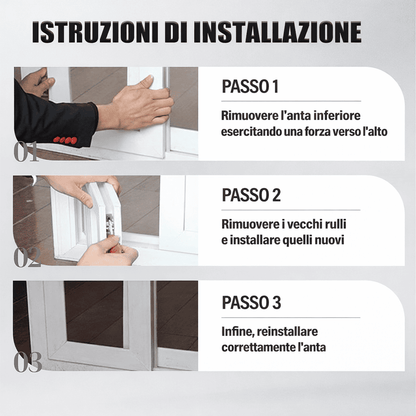 Carrucola in lega di zinco 80/88