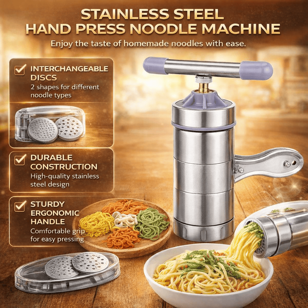 Macchina Manuale per Pasta in Acciaio Inossidabile