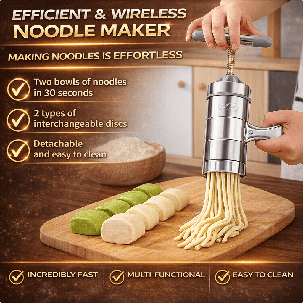 Macchina Manuale per Pasta in Acciaio Inossidabile