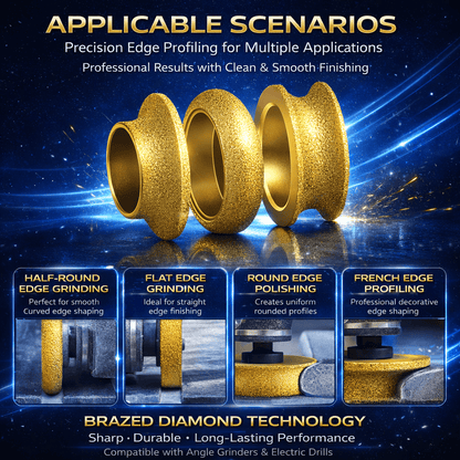 Mola per Bordi con Diamante Brasato