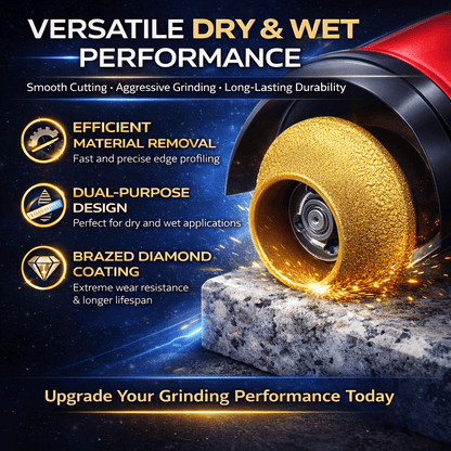 Mola per Bordi con Diamante Brasato