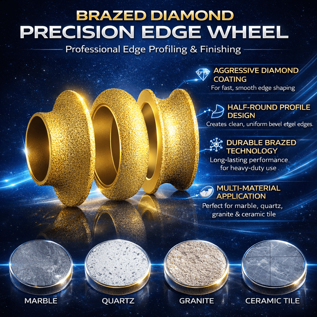 Mola per Bordi con Diamante Brasato