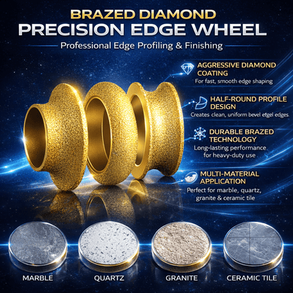 Mola per Bordi con Diamante Brasato