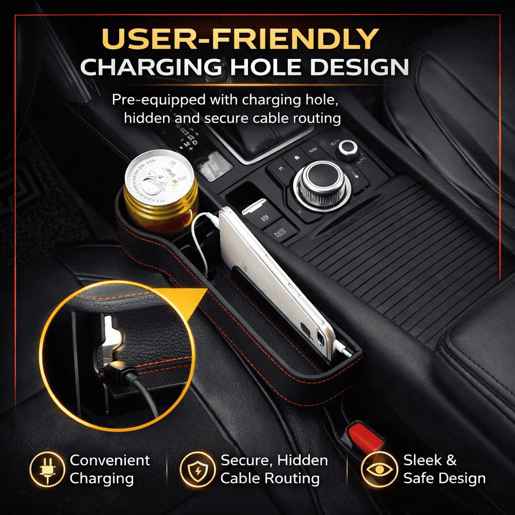 Organizzatore di Lusso per Fessura del Sedile