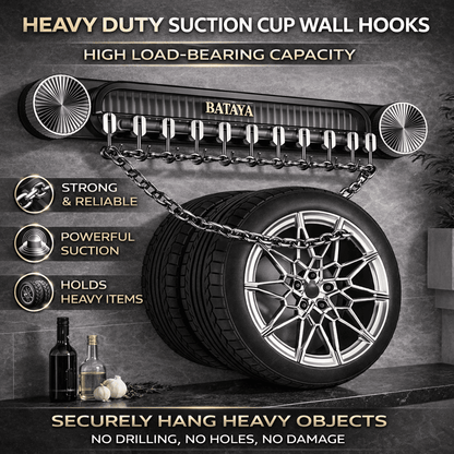 Gancio da parete a ventosa sottovuoto