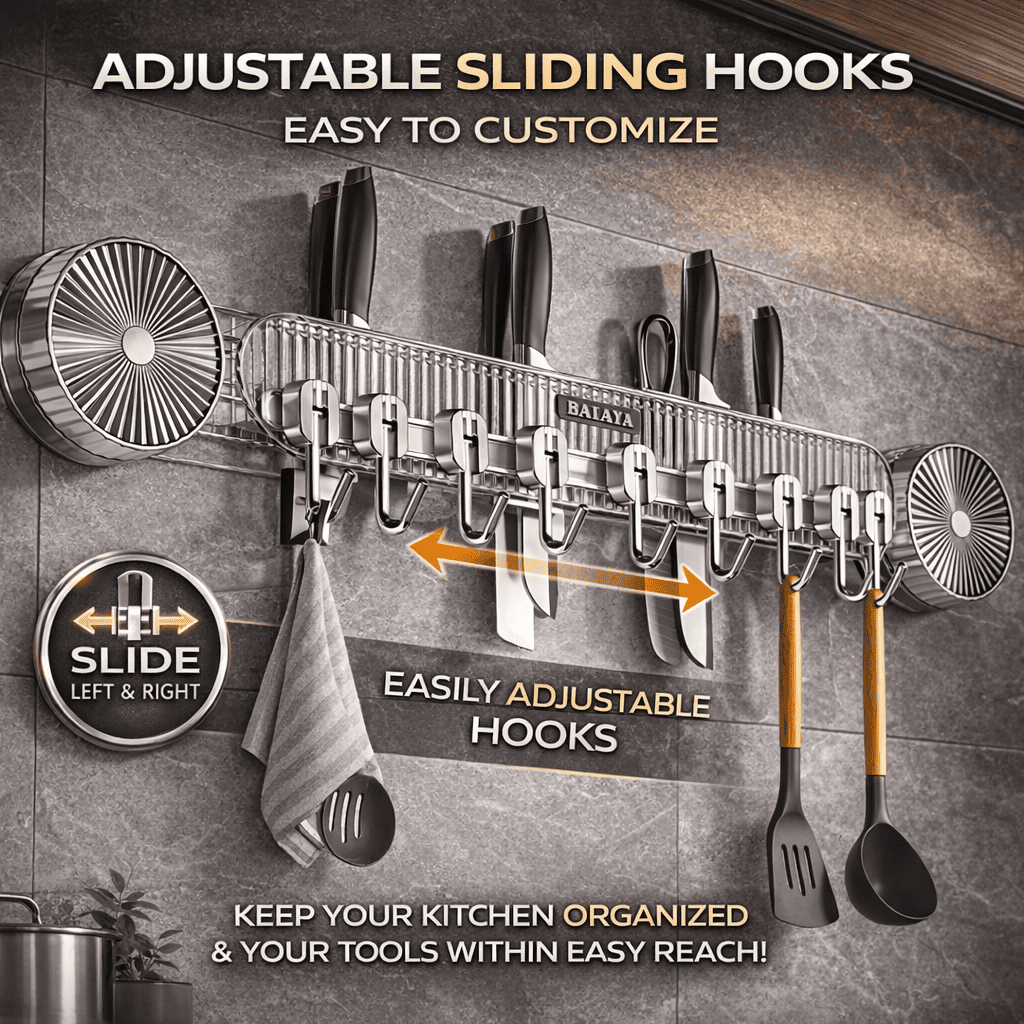 Gancio da parete a ventosa sottovuoto