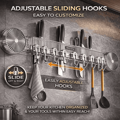 Gancio da parete a ventosa sottovuoto