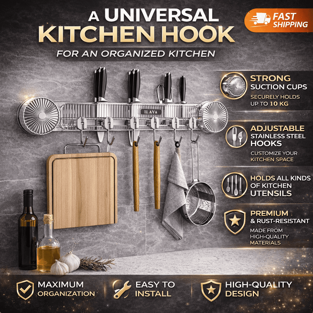 Gancio da parete a ventosa sottovuoto