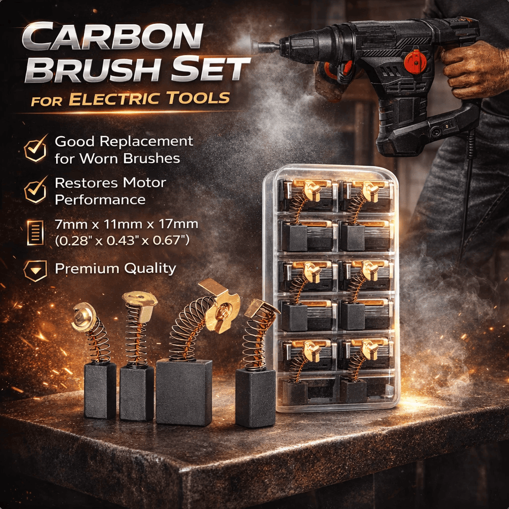 Set di Spazzole in Carbone per Utensili Elettrici