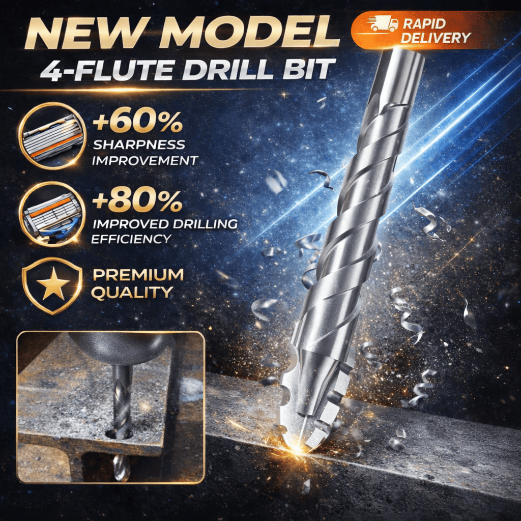 Set di 4 Punte Multifunzione ad Alte Prestazioni