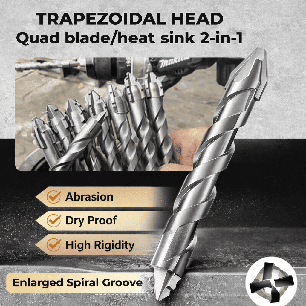 Set di 4 Punte Multifunzione ad Alte Prestazioni