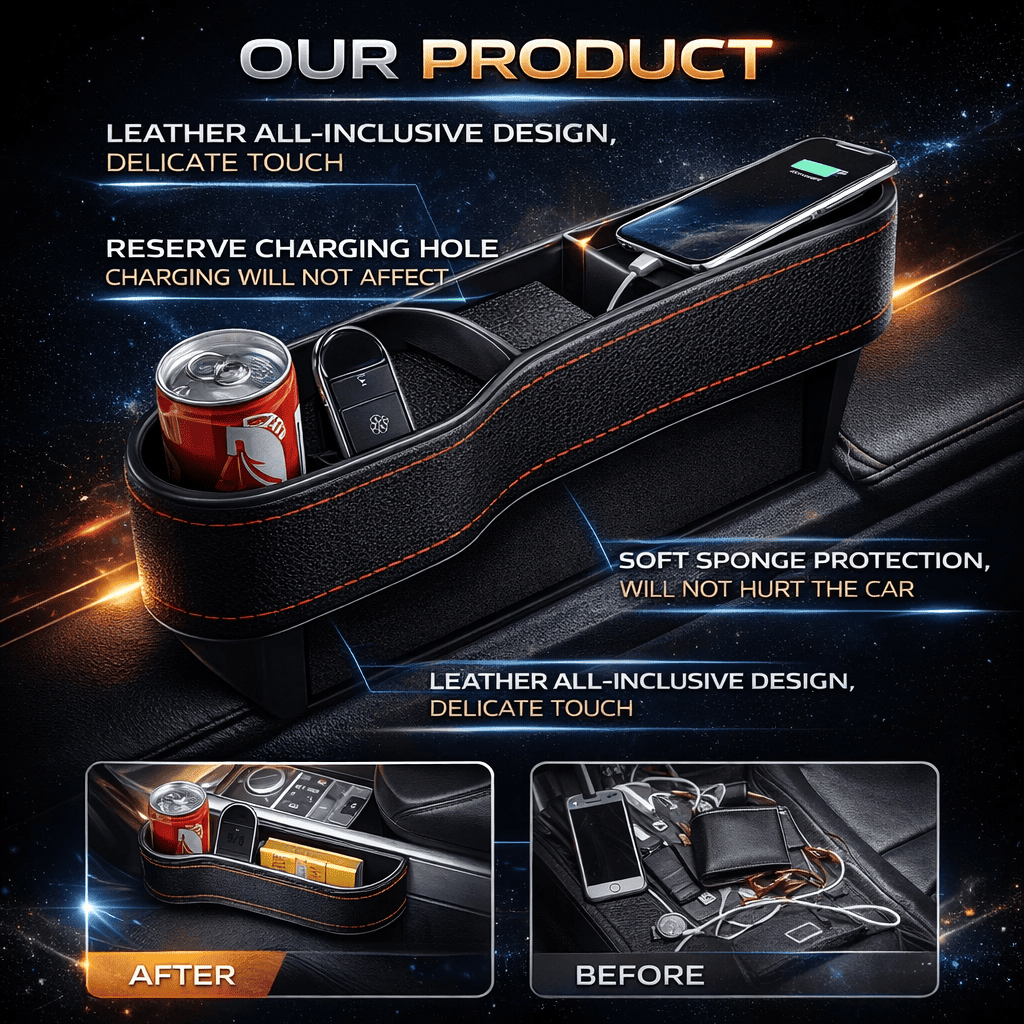 Organizzatore di Lusso per Fessura del Sedile