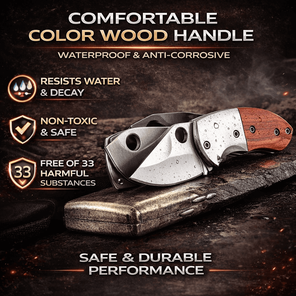 Coltello Pieghevole in Acciaio Inossidabile