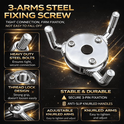 Chiave regolabile a 3 griffe per filtro dell’olio