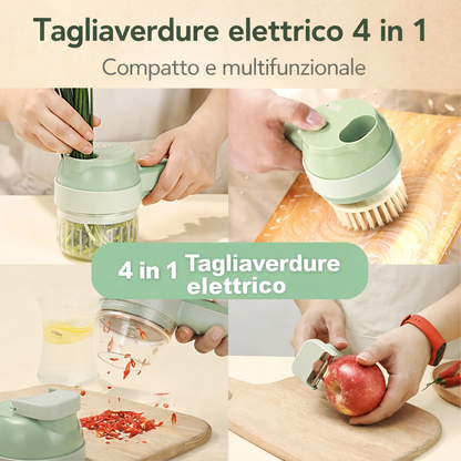 Tagliaverdure Elettrico Multifunzione Compatto